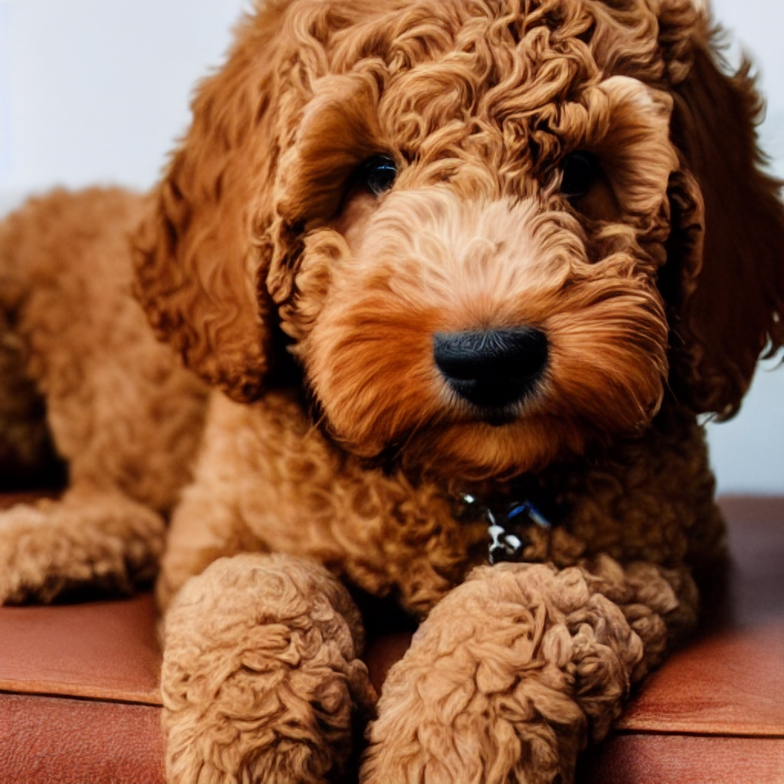 Adorable Shalom Goldendoodle puppy