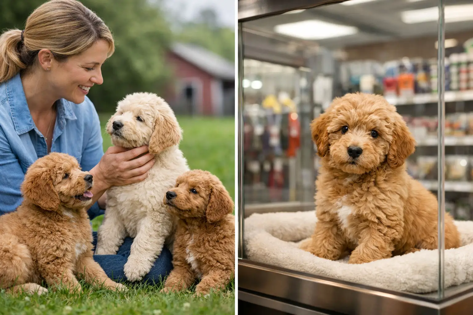 Goldendoodle Breeder vs Pet Store