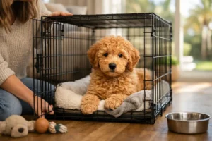 Crate Training Your Goldendoodle Puppy Gently