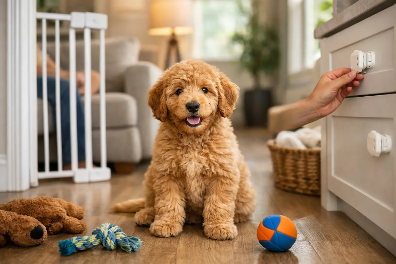How to Puppy Proof Your Home for a New Puppy | Shalom Goldendoodles by Mary How to Puppy Proof Your Home for a New Puppy